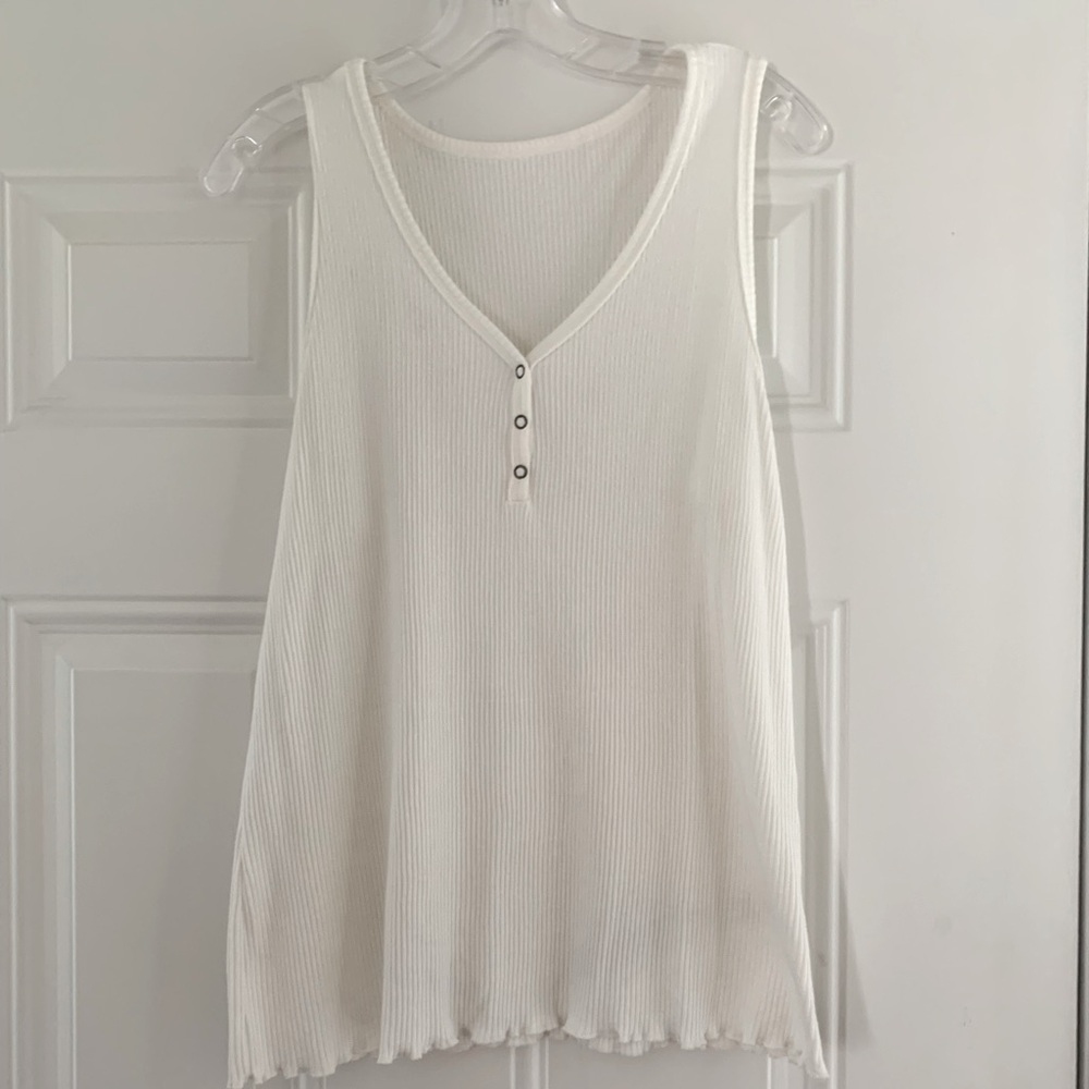 Boston Proper Sleeveless Henley Tank!